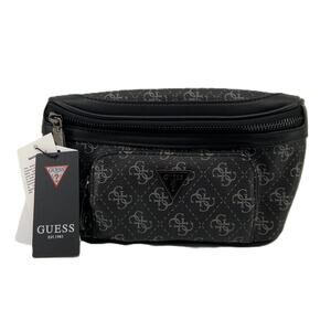 Guess Bag Milano Smart 4G Logo Belt Bag Adjustable Belt Black NEW